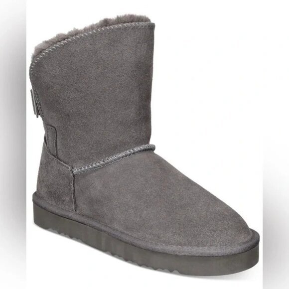 Style & Co. Women's Teeny Suede Cold Weather Boots Closed Toe Grey Size 9 Medium - Picture 1 of 3